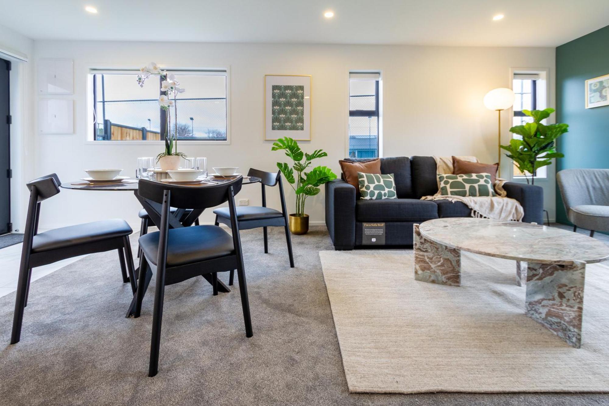 Serene Living 2 Bed With Carpark Christchurch Exteriör bild