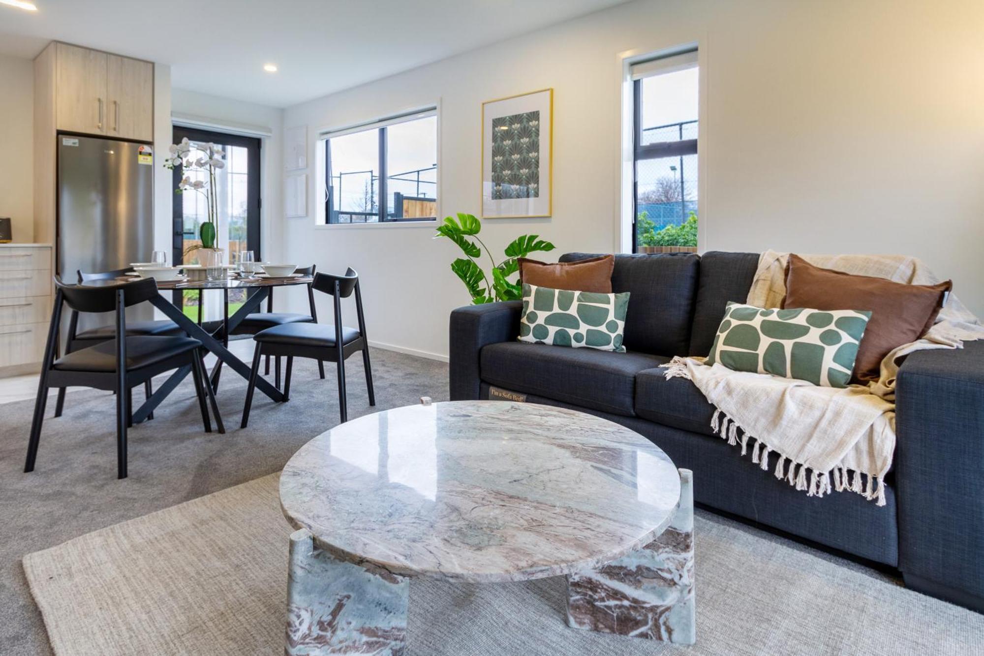 Serene Living 2 Bed With Carpark Christchurch Exteriör bild