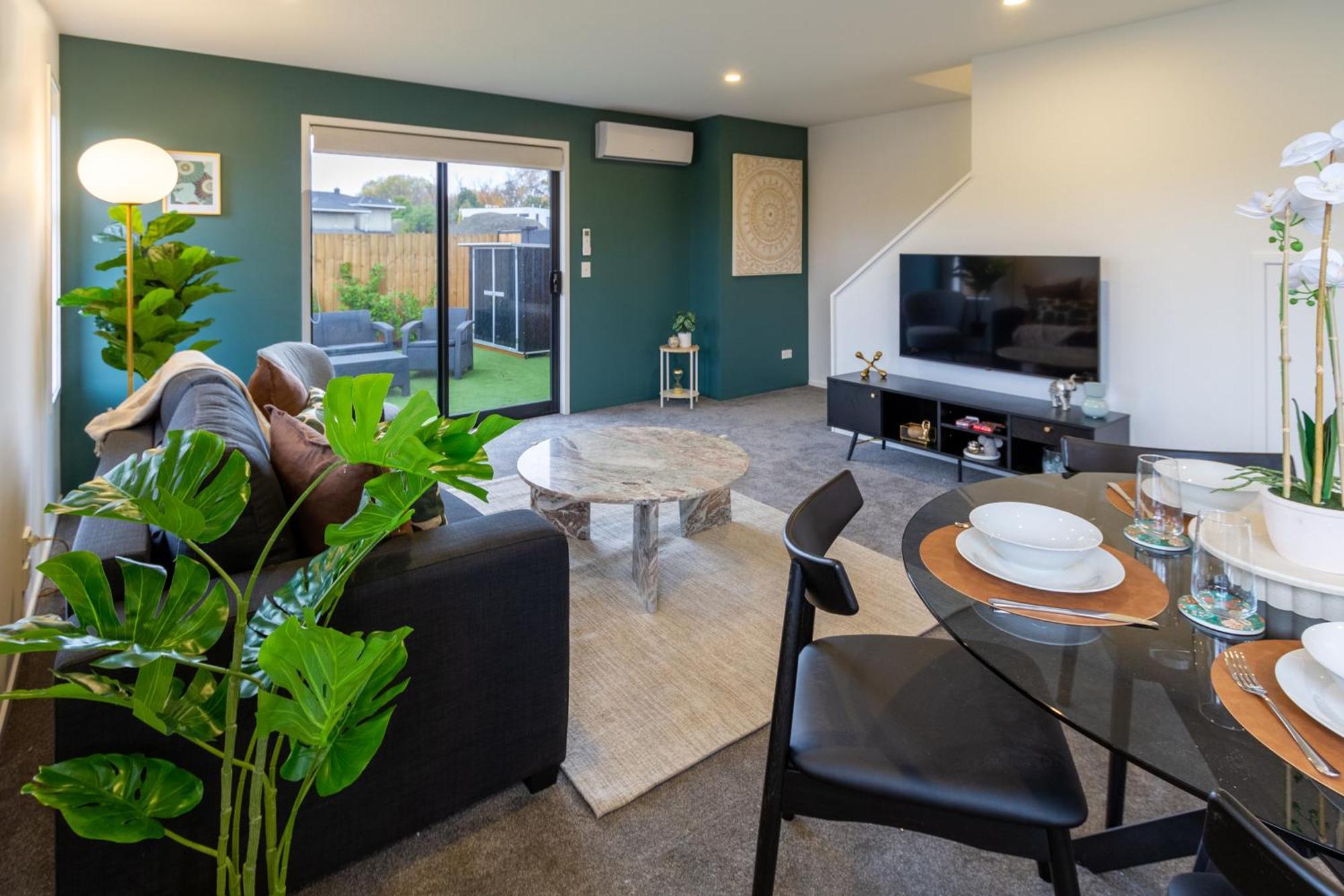 Serene Living 2 Bed With Carpark Christchurch Exteriör bild